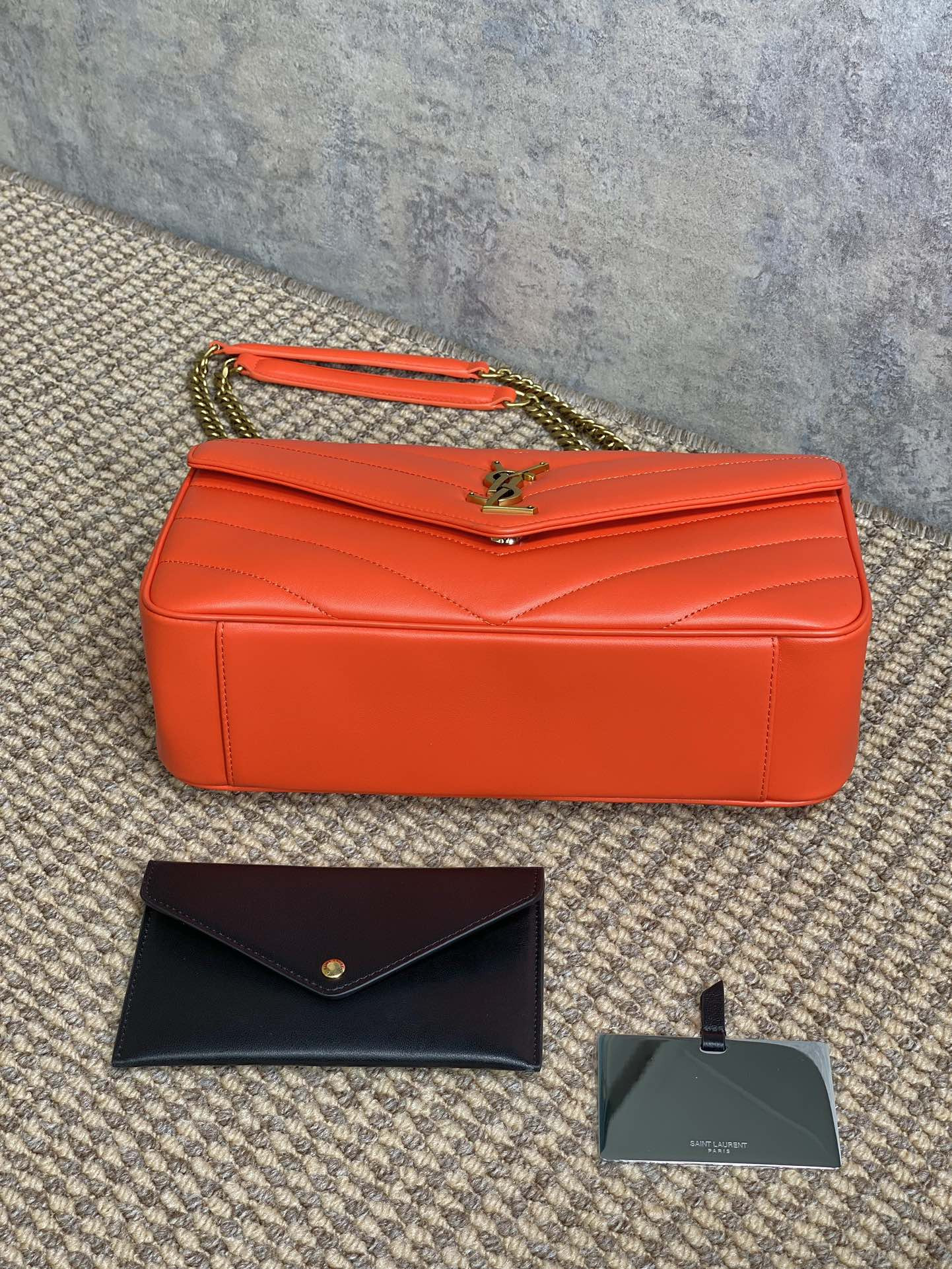 YSL LOULOU medium in MATELASS lambskin 29x17x8cm #4 - Image 5