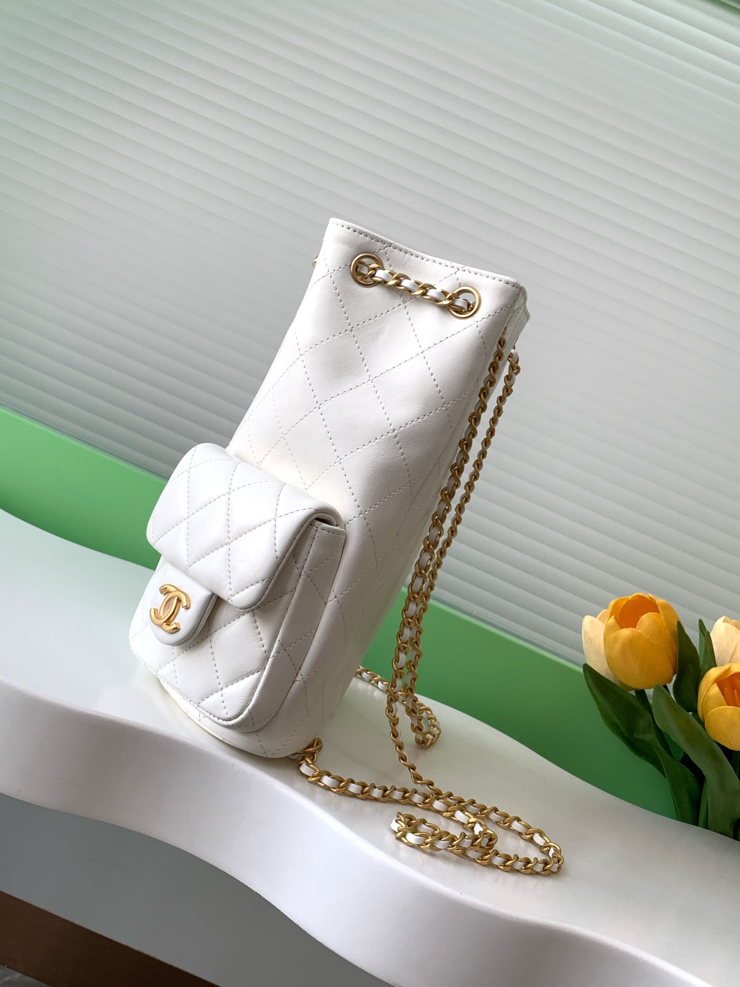 Chanel Backpack Shiny Lambskin AS5310(24*18*8cm) #2 - Image 3