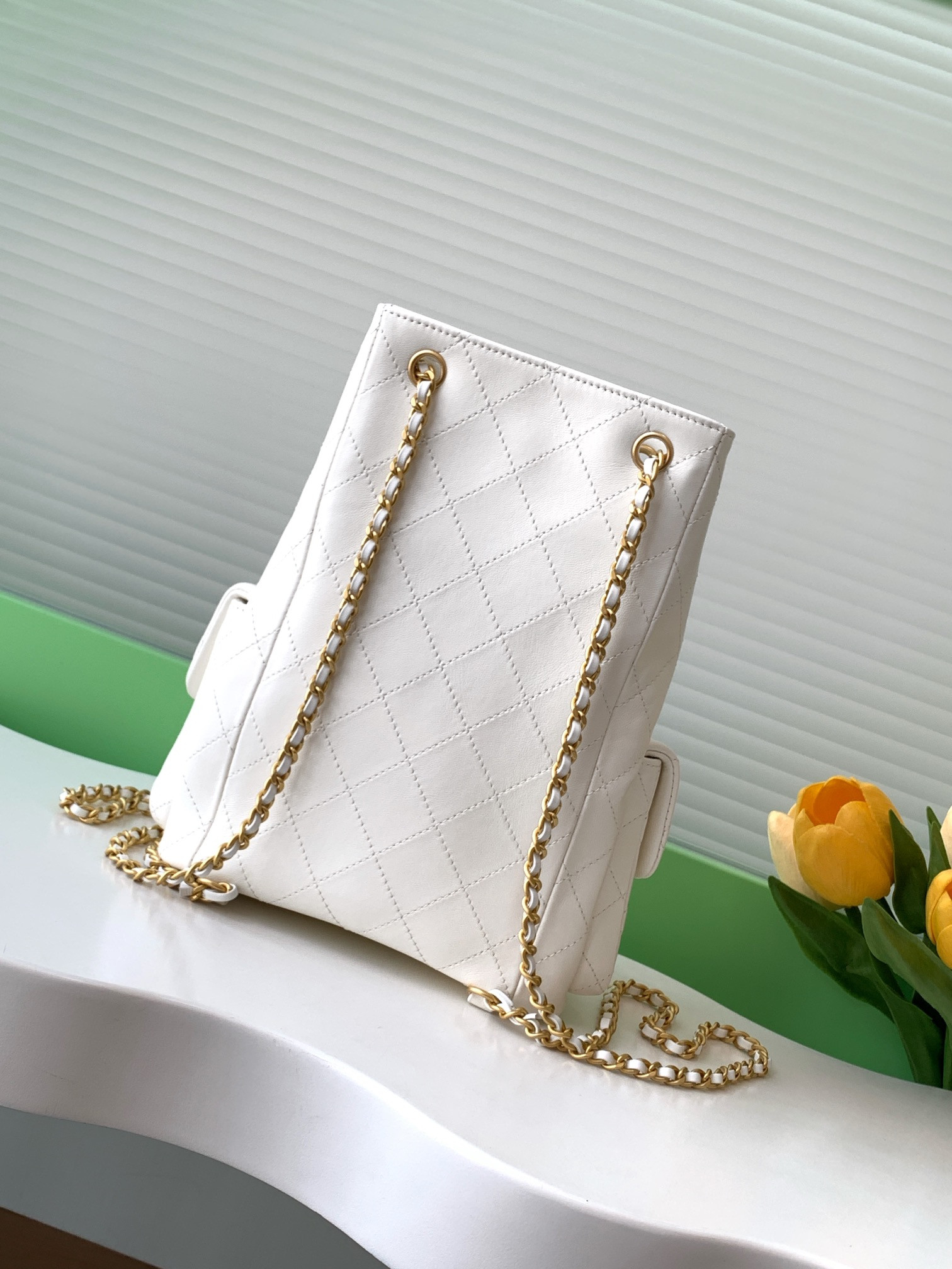 Chanel Backpack Shiny Lambskin AS5310(24*18*8cm) #2 - Image 4