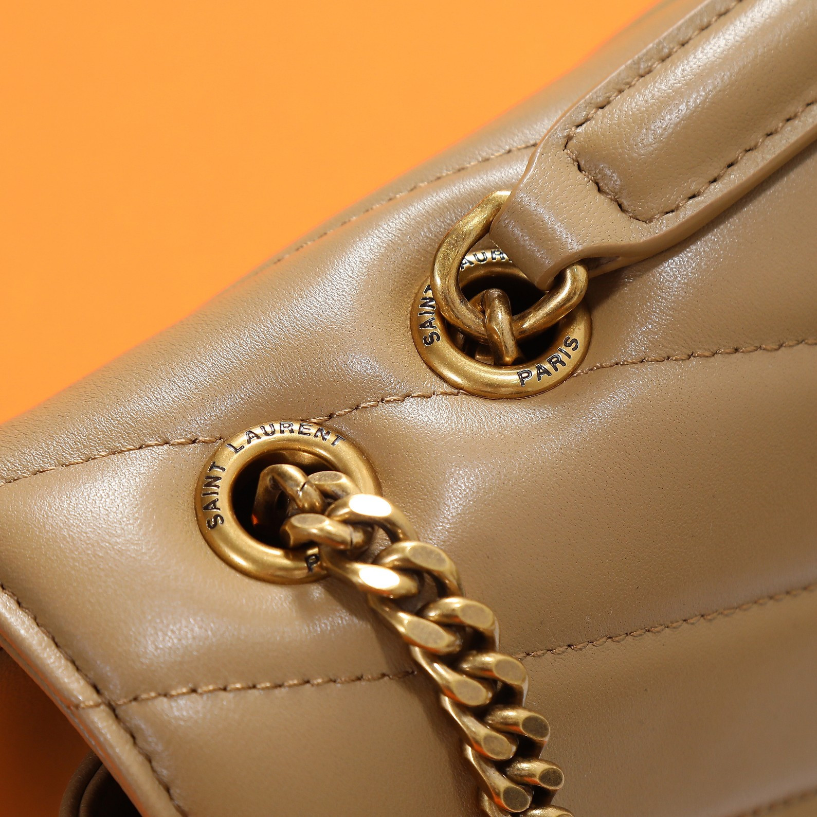 YSL LOULOU medium in MATELASS lambskin 29x17x8cm #2 - Image 12