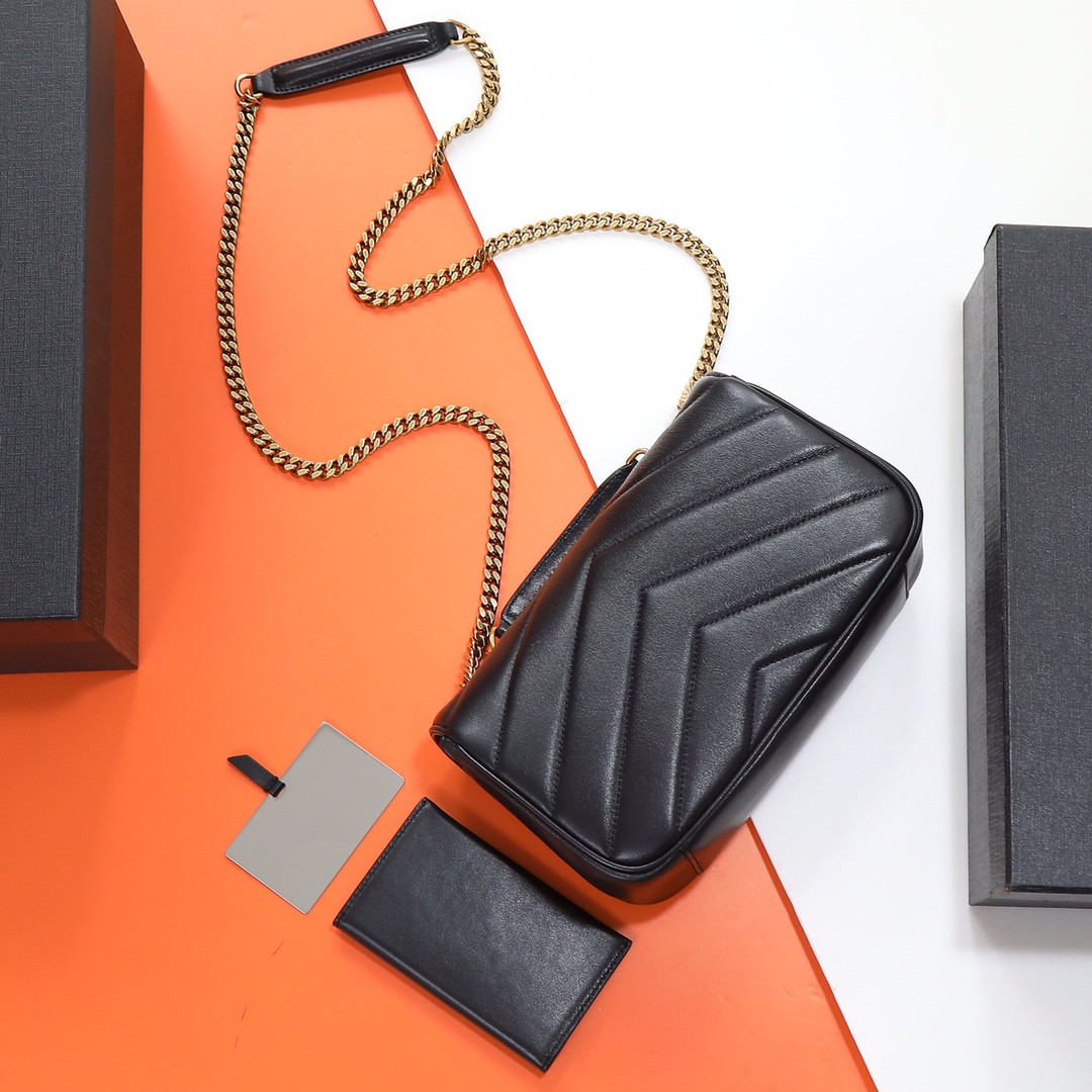 YSL LOULOU small in MATELASS lambskin 24x14x6cm #6 - Image 3