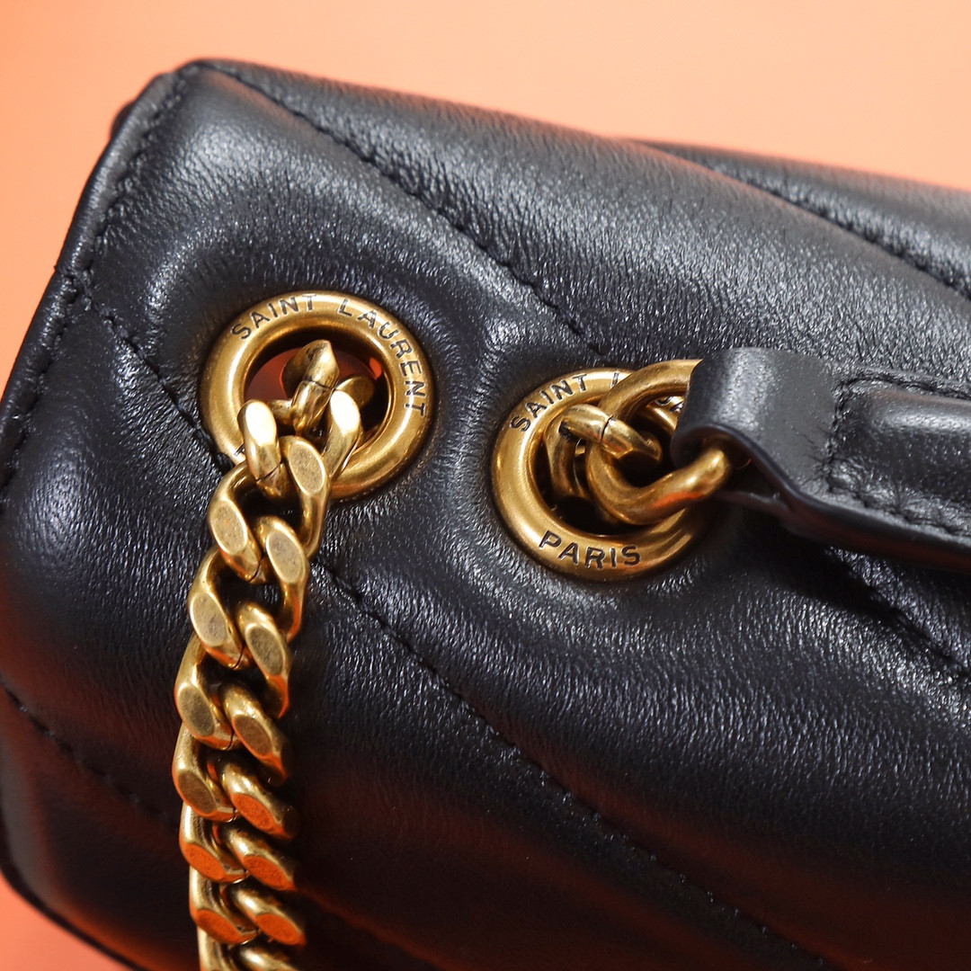YSL LOULOU small in MATELASS lambskin 24x14x6cm #6 - Image 6