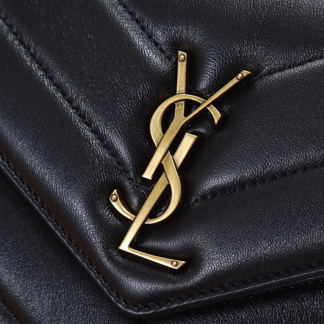 YSL LOULOU small in MATELASS lambskin 24x14x6cm #6 - Image 11