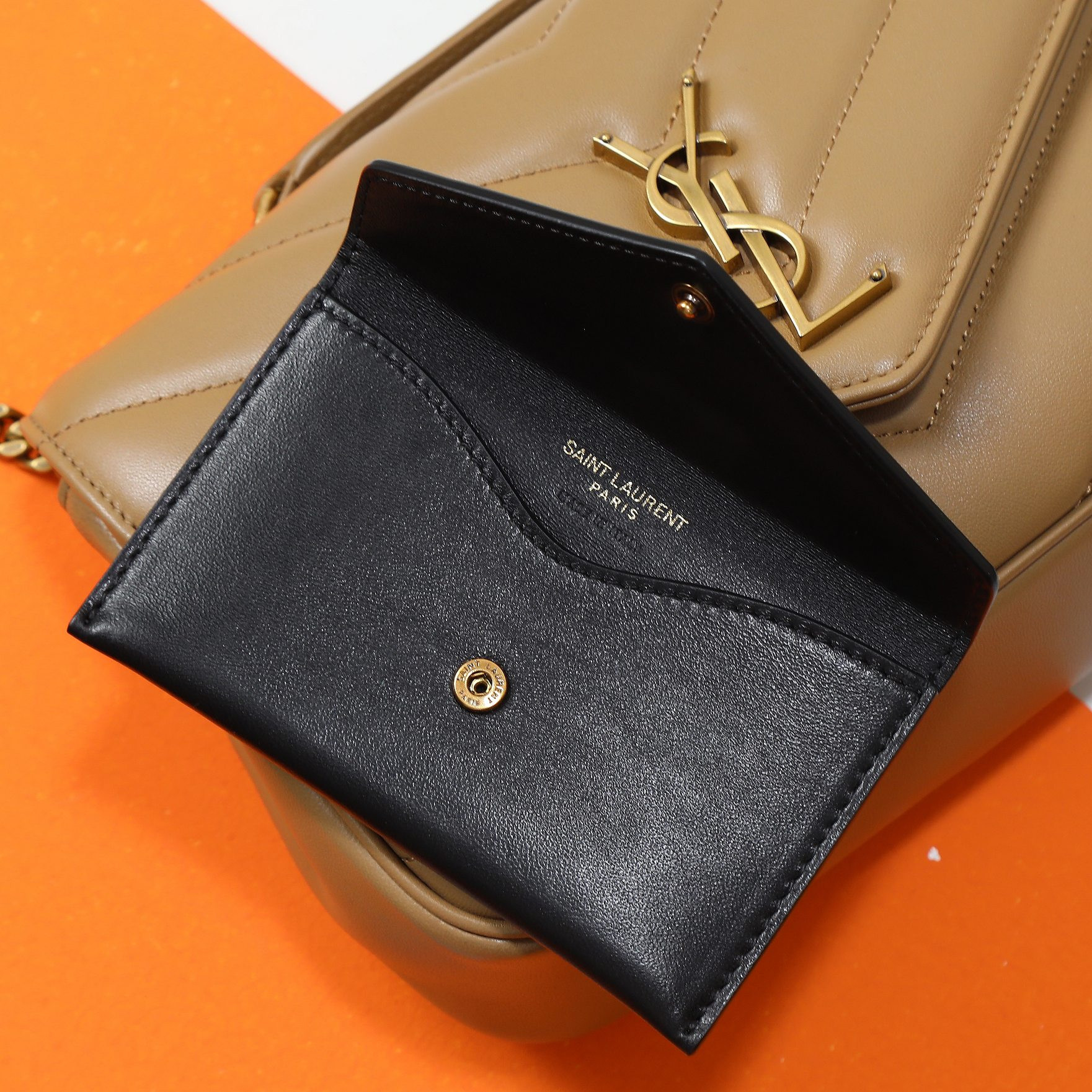 YSL LOULOU small in MATELASS lambskin 24x14x6cm #3 - Image 7
