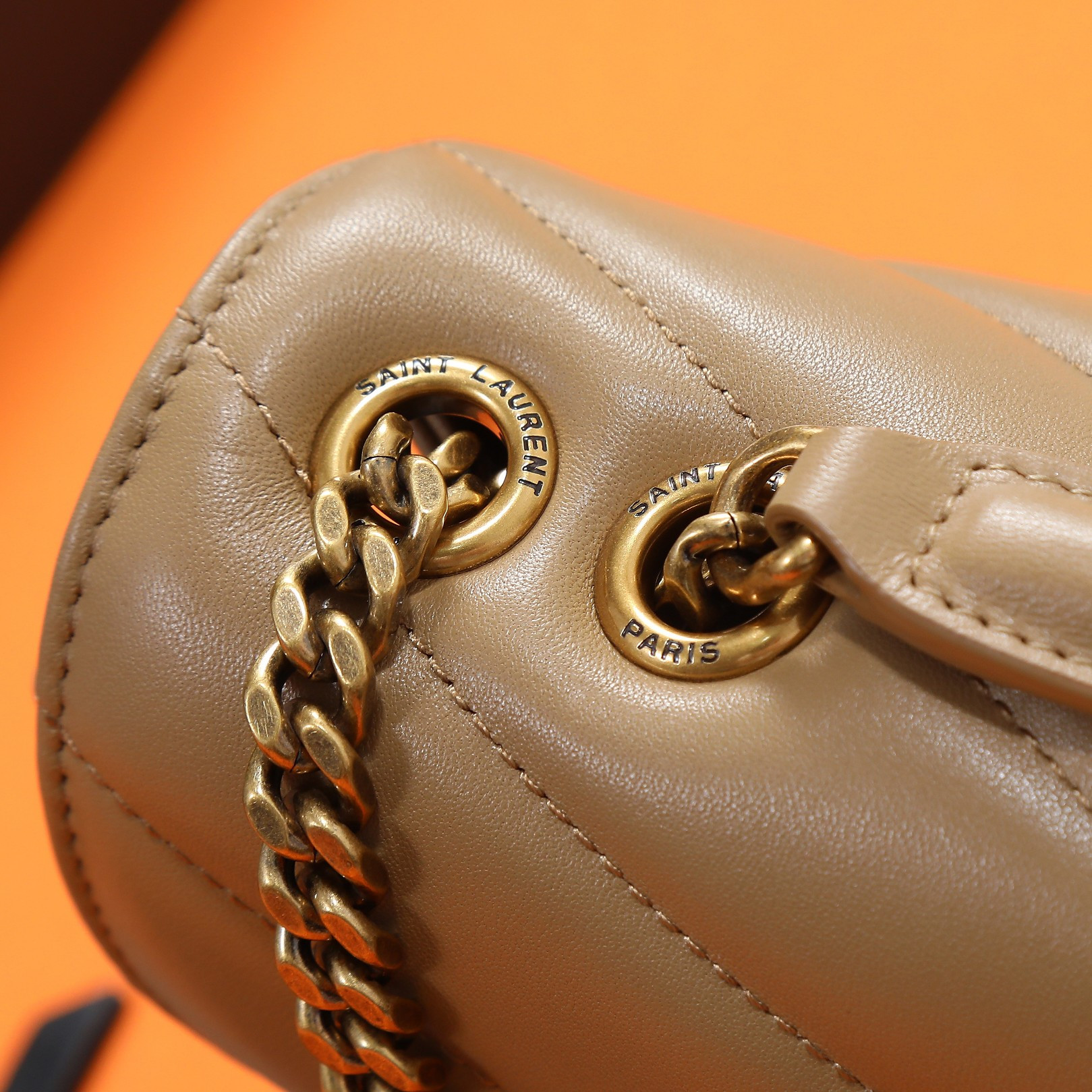 YSL LOULOU small in MATELASS lambskin 24x14x6cm #3 - Image 12