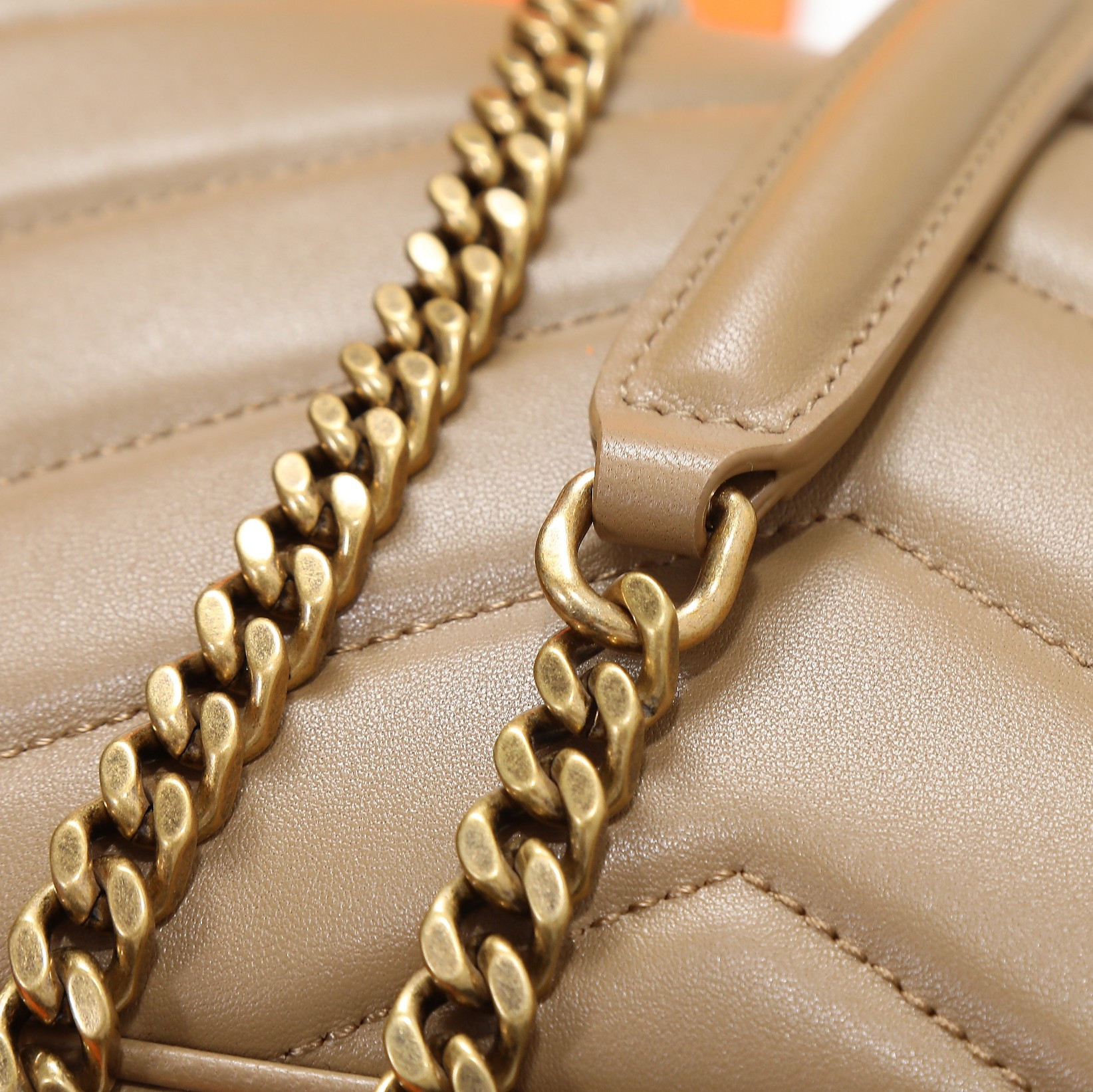 YSL LOULOU small in MATELASS lambskin 24x14x6cm #3 - Image 14