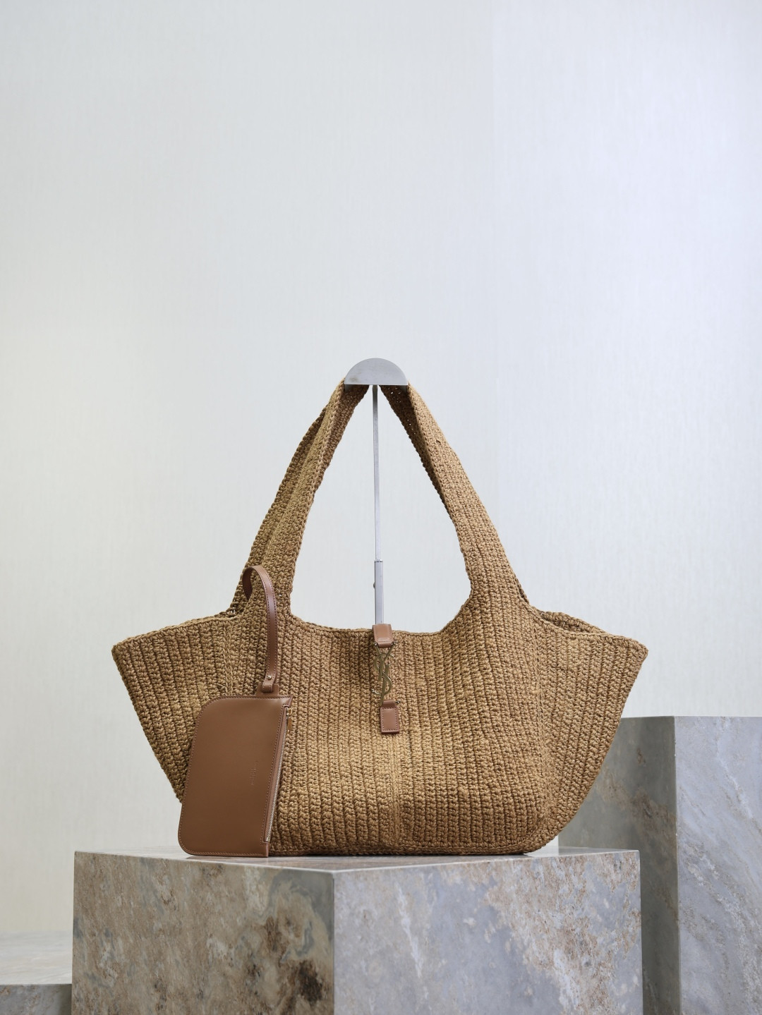 YSL LE 5 À 7 BEA (Cord and leather) 50x28x18cm
