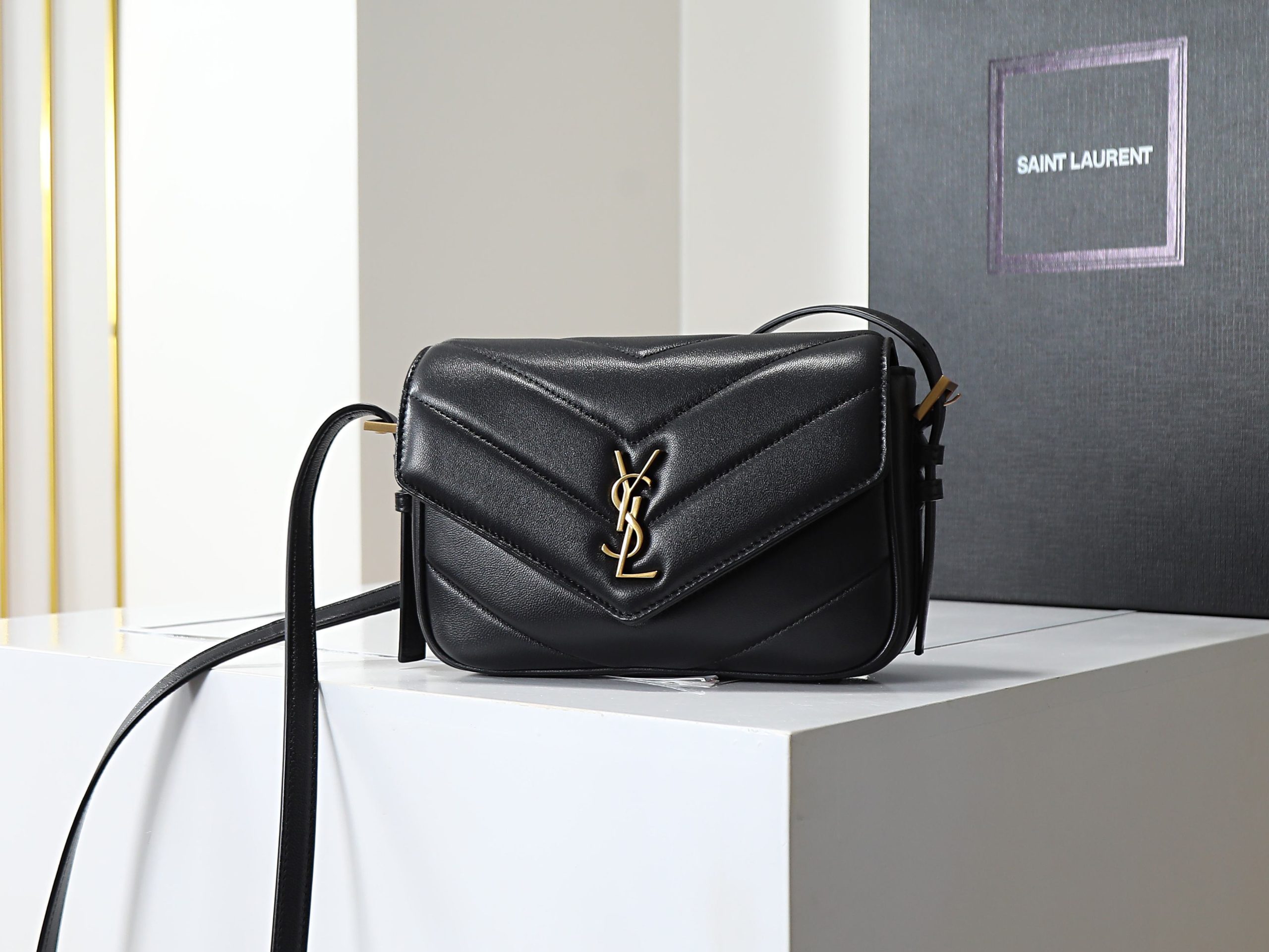 YSL LOULOU toy crossbody in MATELASS lambskin 21x14x5cm #4