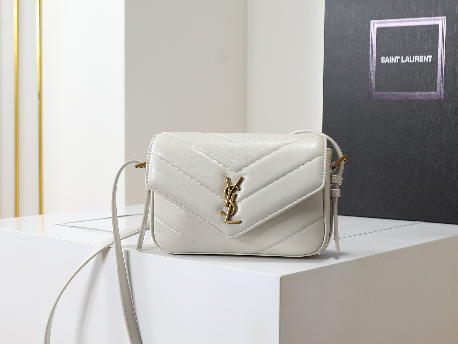 YSL LOULOU toy crossbody in MATELASS lambskin 21x14x5cm #2