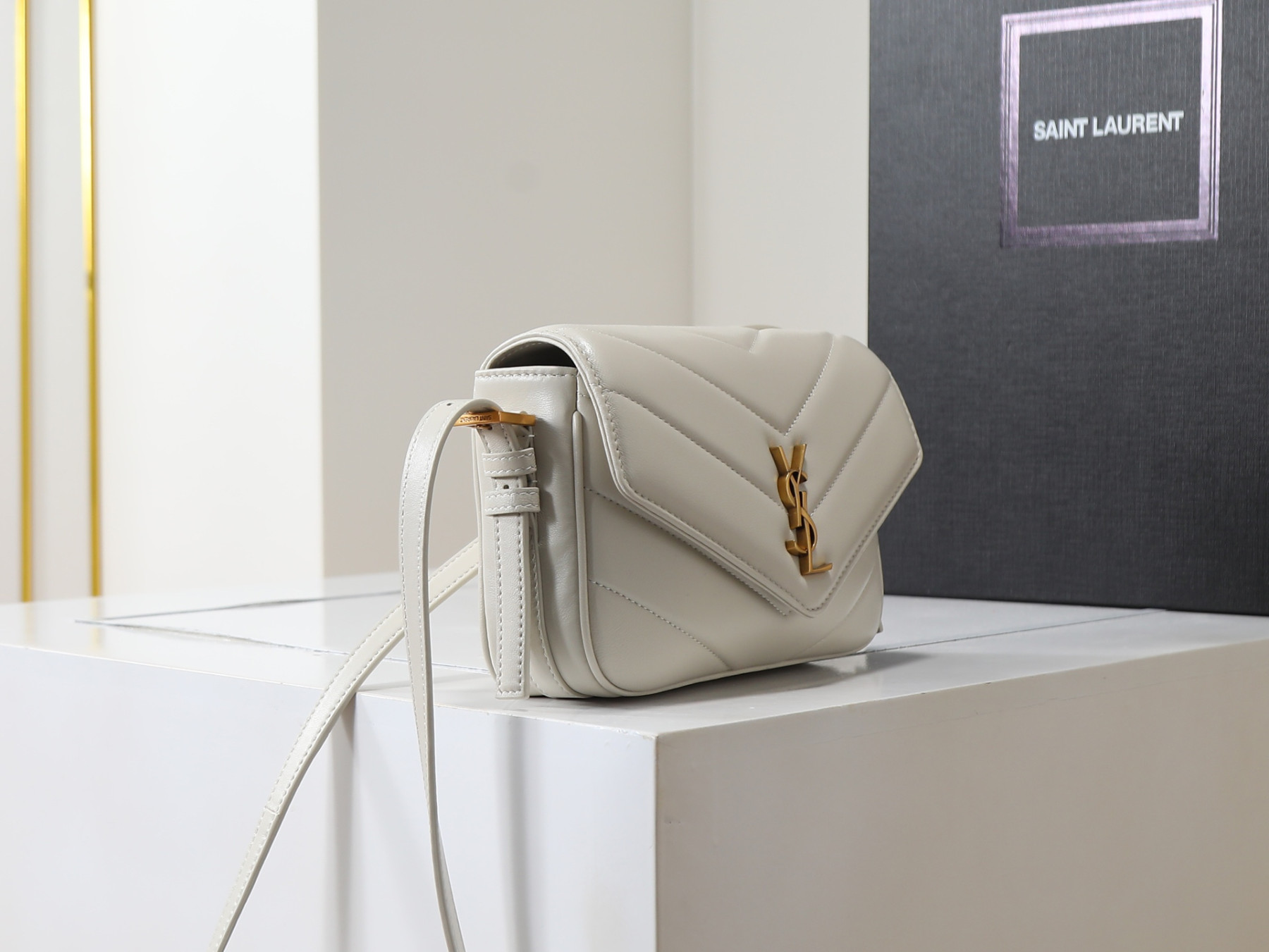YSL LOULOU toy crossbody in MATELASS lambskin 21x14x5cm #2 - Image 3
