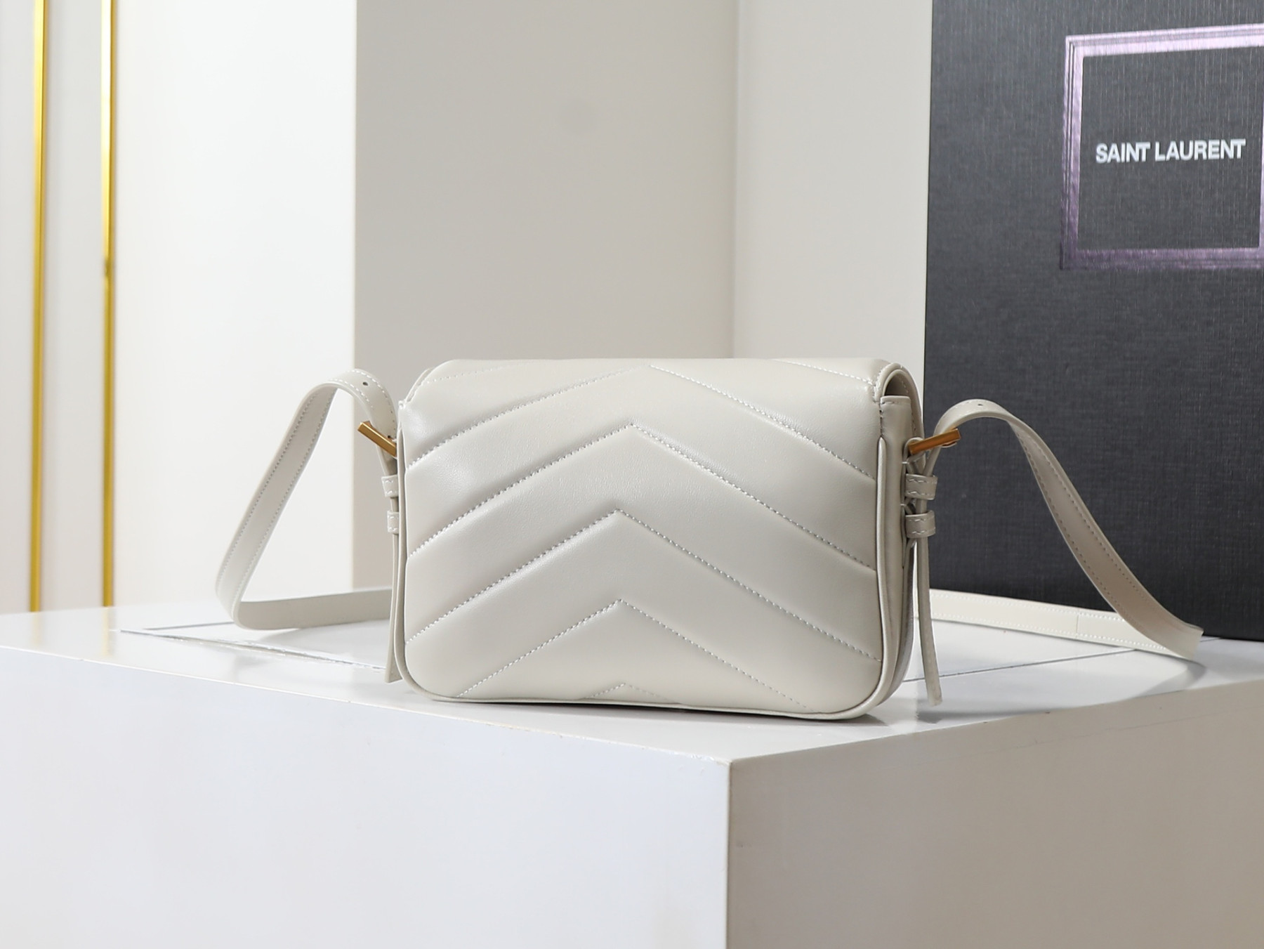 YSL LOULOU toy crossbody in MATELASS lambskin 21x14x5cm #2 - Image 4